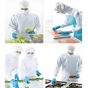 食品廠員工工作服采用防靜電食品工作服有什么用？